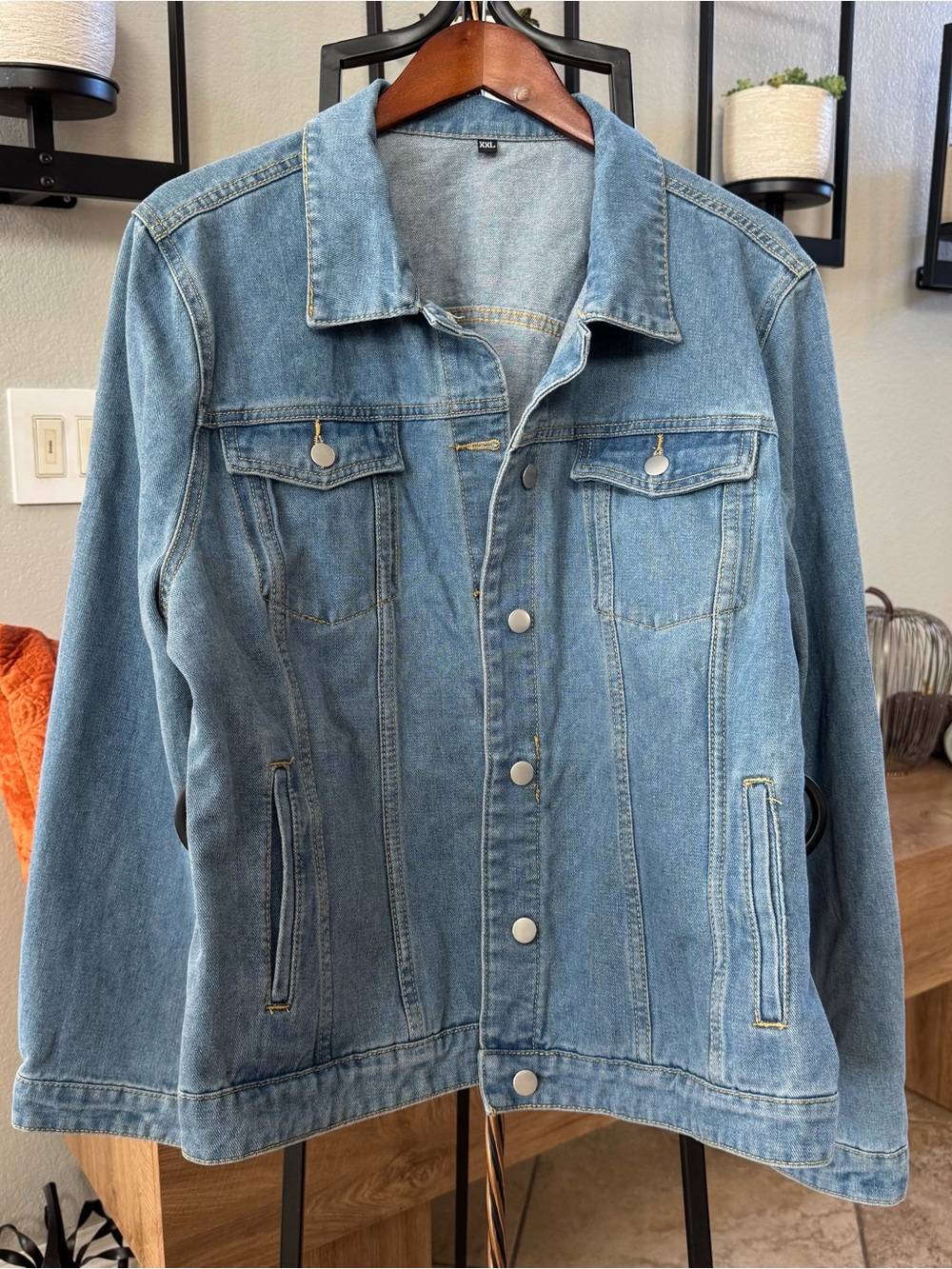Classic Light Blue Denim Jacket - Women
